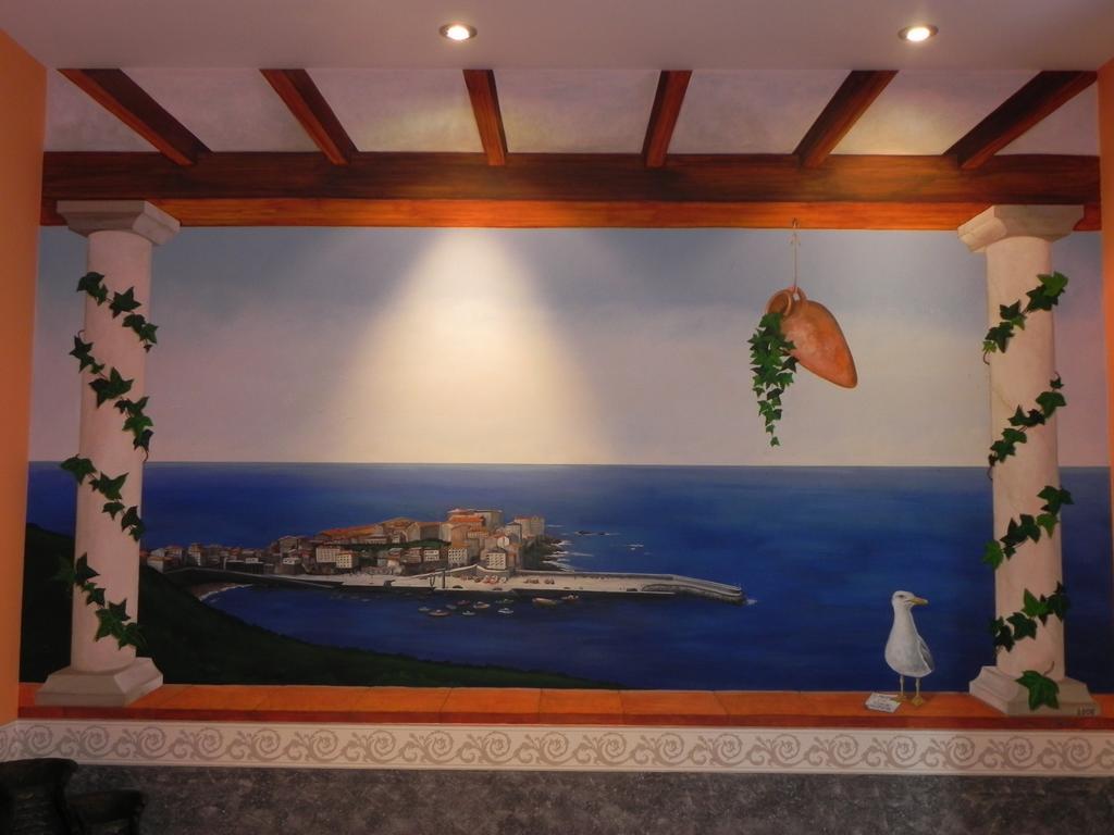Hotel Restaurante Pizzeria Abc Laracha Exterior photo